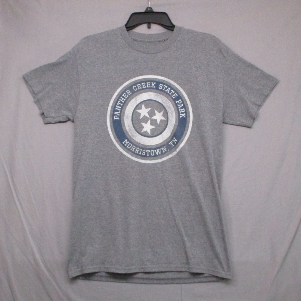 Panther Creek State Park Graphic Print T-Shirt Gray Men Size | M